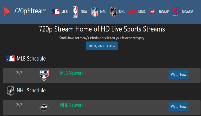 Free Sports Streaming Sites