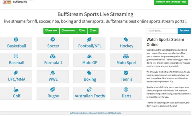 Free Sports Streaming Sites