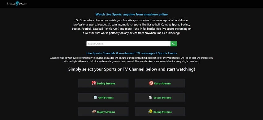 Free Sports Streaming Sites