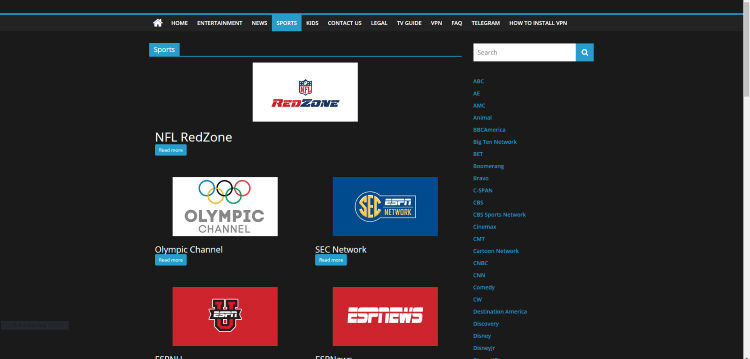 Free Sports Streaming Sites