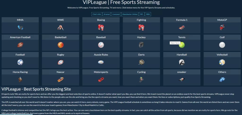 Free Sports Streaming Sites