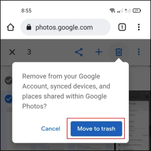 Delete All Google Photos