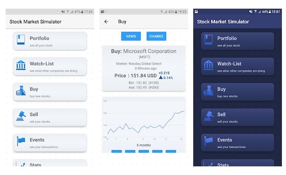 Stock Market Simulator Apps